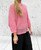 Made In Italy Cotton Loose Knit 3in1 Layering Batwing Top  - One Size Fits UK 10-16 10 Colours