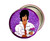 Prince Purple Rain 1980s Inspired Pocket Hand Mirror