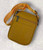 Long & Son Yellow Real Leather Crossbody Pouch Phone Bag