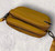 Long & Son Yellow Real Leather Crossbody Pouch Phone Bag