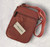 Long & Son Pink Real Leather Crossbody Pouch Phone Bag