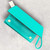 Long & Son Turquoise Pebble Faux Leather PU Shoulder Clutch Bag With Wrist Strap