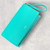 Long & Son Turquoise Pebble Faux Leather PU Shoulder Clutch Bag With Wrist Strap