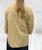 New Collection Mustard & White Textured Check Gingham Dip Back Smock Top One Sizes Fits 10-20