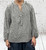 New Collection Brown & White Textured Check Gingham Dip Back Smock Top One Sizes Fits 10-20