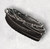 Grey Leather Crystal & Beaded Multi Strand Wraparound Bracelet (Wrap 5)