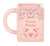 I LOVE BOOKS PINK BOOK SHAPED CERAMIC MUG