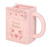 I LOVE BOOKS PINK BOOK SHAPED CERAMIC MUG