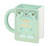 COFFEE AND BOOKS GREEN BOOK SHAPED CERAMIC MUG