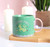 Zodiac Zest Green Ceramic Capricorn Star Sign Mug