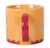 Zodiac Zest Leo Star Sign Orange & Red Glazed Ceramic Mug 