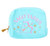 Zodiac Zest Sagittarius Star Sign Aqua Embroidered Velvet Purse / Pouch