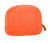 ZODIAC ZEST AQUARIUS STAR SIGN ORANGE EMBROIDERED VELVET PURSE / POUCH