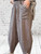 Made In Italy Shelby Textured Check Cocoon Tulip Cuff Pants One Size Fits 10-18
