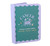 Zodiac Zest Green & Lilac Cancer Star Sign A7 Mini Hardback Notebook