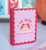 Zodiac Zest Pink & Red Gemini Star Sign A7 Mini Hardback Notebook