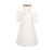 Guilded Wings Cut Out Star Design LED Ivory Light Up Ceramic Angel