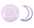 Pastel skies Purple Moon & Stars Stacking Ceramic Trinket Dishes