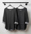 One Size Lagenlook Wide Neck Herringbone Pinstripe Scuba Top  One Size Fits UK 10-22