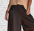 One Size Herringbone Pinstripe Luxe Scuba Wide Leg Trousers / Pants  Brown, Grey, Plum Or Navy