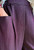 One Size Herringbone Pinstripe Luxe Scuba Wide Leg Trousers / Pants  Brown, Grey, Plum Or Navy