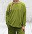 Made In Italy Studded Star Jersey 2pc Lounge Set With 7/8 Cocoon Pants One Size Fits UK 8-14