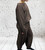 Made In Italy Studded Star Jersey 2pc Lounge Set With 7/8 Cocoon Pants One Size Fits UK 8-14