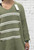 Made In Italy V Neck Military Style Relaxed Fit Jumper One Size Fits UK 10-18