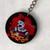 Terrified Art The Clown Inspired Home Sweet Home Acrylic Disc Silver Alloy Keyring Keychain 