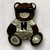Large Brown Acrylic Laser Cut Teddy Bear In Shades Sunglasses Brooch
