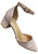 Lov It Pale Beige / Stone Mock Croc Crocodile Faux Leather PU Block Heel Pointed Toe Shoes UK 3-8