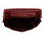 Faux Leather PU Crossbody Twist Lock Messenger Bag With Twill Wide Strap - Black. Wine, Navy Or Tan