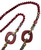 Red Mix Oval & Acrylic Bead Bohemian Gold Lagenlook Long Necklace Style 23