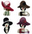 Art Deco Ladies With Floppy Wide Brim Hat Large Cute Statement 3D Laser Cut Acrylic Brooch  6cm x 5.5cm