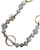 Bohemian Crystal Stone & Bead Gold Disc Lagenlook Long Necklace Style 38 White, Nude Pink Or Cream
