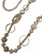 Bohemian Crystal Stone & Bead Gold Disc Lagenlook Long Necklace Style 38 White, Nude Pink Or Cream