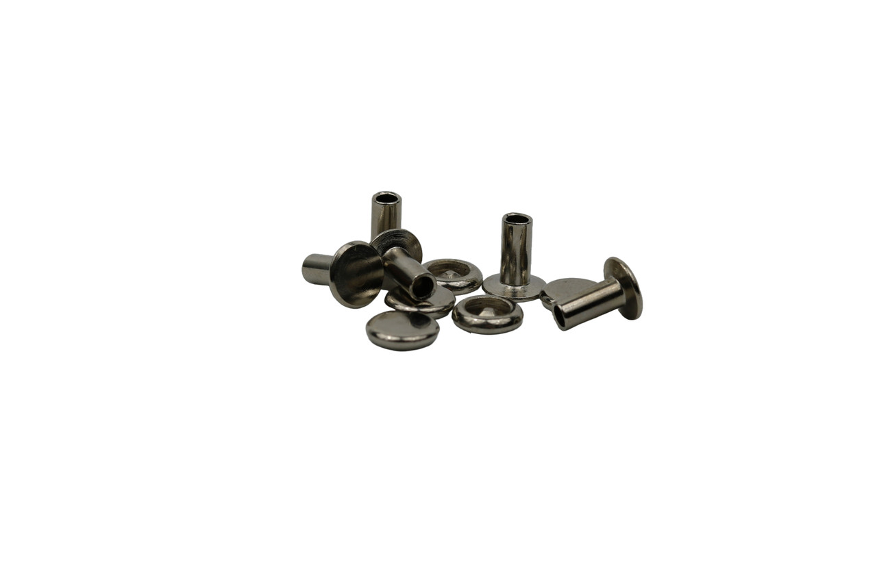 Tubular Rivets #104 - Nickel Plated | The Strap Warehouse
