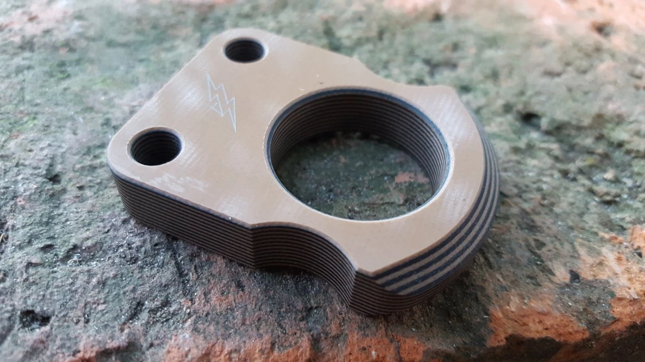 G-NUK EDC Knuckle Ring Keychain G10 