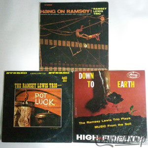 3LP The Ramsey Lewis Trio-Hang On Ramsey!+Pot Luck+Down To Earth Music From Soil