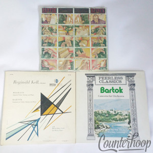 3LP Bela Bartok Lot -Fritz Reiner/Chicago Symphony/Reginald Kell-Decca/Orchestra
