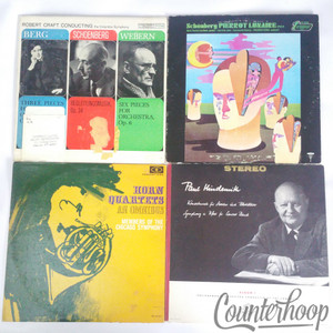 4LP Schoenberg/Webern/Hindemith/Pierrot Lunaire/Cerna/Chicago Symphony Omnibus++