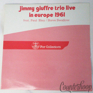 Jimmy Giuffre Trio Live In Europe 1961 NM Italy Raretone-Paul Bley/Steve Swallow