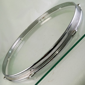 Slingerland 16" BRASS Stick-Saver Floor Tom Drum Batter Rim/Hoop COB 8Lug Chrome