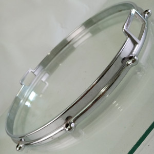 Premier 14"10Lug Die-Cast Marching Snare Drum Resonant Rim/Hoop Chrome Hi-Fi 60s Premier 14"10Lug Die-Cast Marching Snare Drum Resonant Rim/Hoop Chrome Hi-Fi 60s