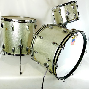 Ludwig 22,13,16"Silver Sparkle 60s"Super Classic"Drum Set Vintage'68 Natural Mpl