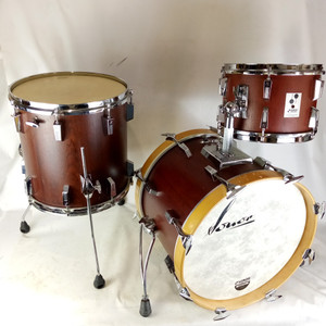 Sonor 18,12,14 Phonic Mahogany Drum Set Vintage 70s XK984 Germany Beech Jazz/Bop