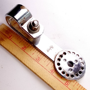 Ludwig Rail Strap Clamp Mount Script Logo Circle-Tilter Part Bass Drum Vintage