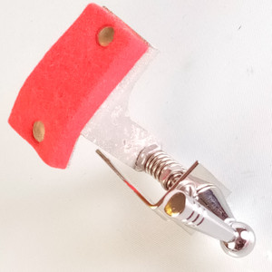 *Ludwig Red Felt Baseball-Bat Muffler Vintage Classic Snare/Tom Drum 60s Chrome*