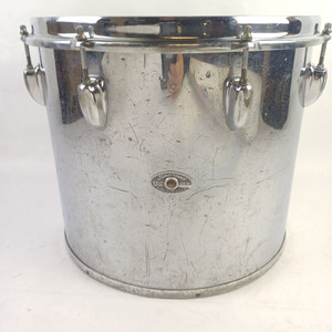 *Slingerland 12x14" 3Ply Chrome Over Wood Concert Tom Drum 70s Marching Quad COW *Slingerland 12x14" 3Ply Chrome Over Wood Concert Tom Drum 70s Marching Quad COW