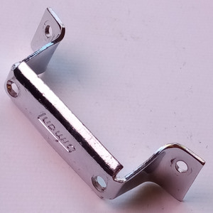 Ludwig 80s Block Logo Butt Plate Snare Drum Hardware Chrome Vintage USA P32 Part